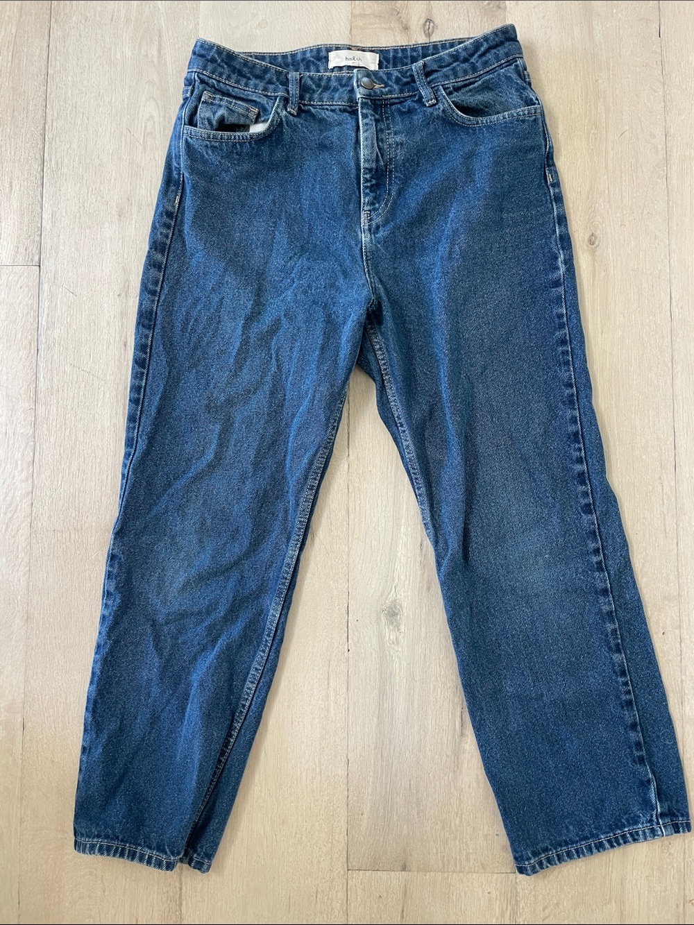 Ba&sh 100% Cotton Lady Jeans Size 2 Relaxed Fit High Waist